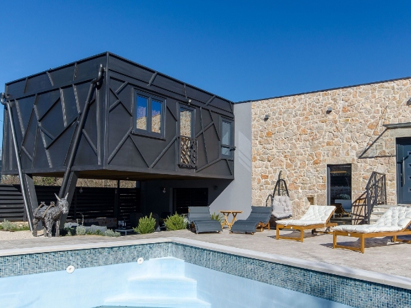 Villa and pool